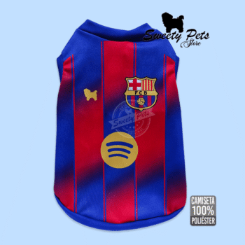 camisa para perro Barcelona