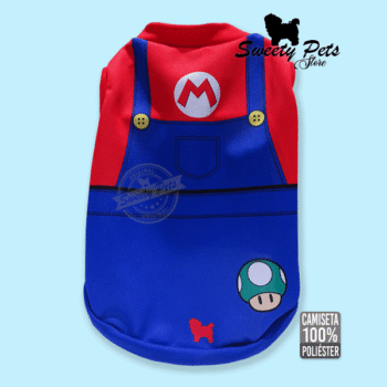 Camiseta para Perro mario bros
