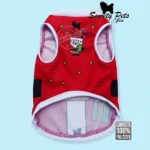 Camisa para Mascotas – Camiseta para perrito Santa con cinturon – Ropa para perros y gatos en El Salvador