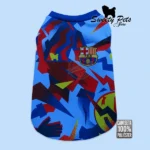 Camisa para Mascotas – Camiseta BARCELONA 4 – Ropa para perros y gatos en El Salvador