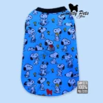Camisa para Mascotas – Camiseta SNOOPY CELESTE – Ropa para perros y gatos – El Salvador