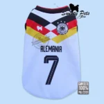 Camisa para Mascotas _Camiseta ALEMANIA 2026 1 – Ropa para perros y gatos en El Salvador