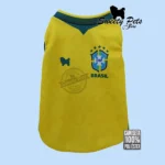 Camisa para Mascotas _Camiseta BRASIL 2026 – Ropa para perros y gatos en El Salvador