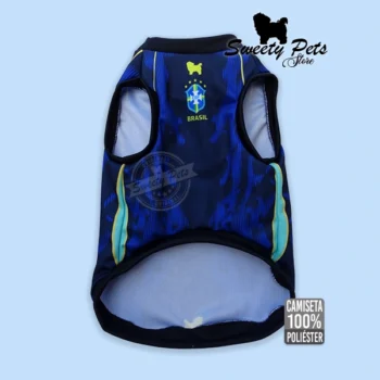camisa para perro Brasil