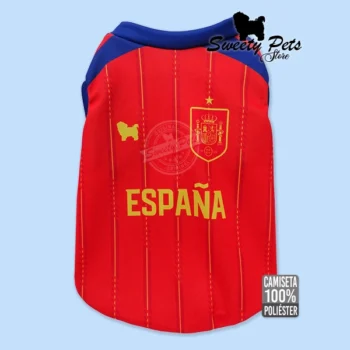 camisa para perro mundial futbol
