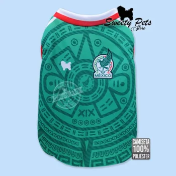 camisa para perro mundial futbol