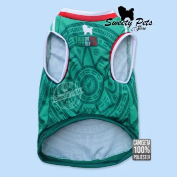 camisa para perro mundial futbol