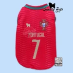 Camisa para Mascotas _Camiseta PORTUGAL 2026 – Ropa para perros y gatos en El Salvador