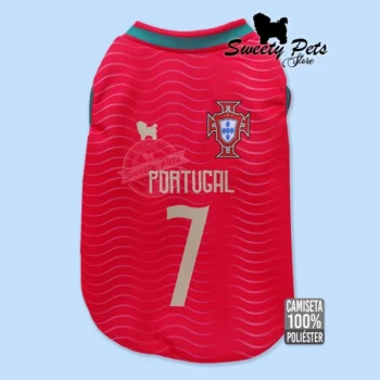 camisa para perro mundial futbol